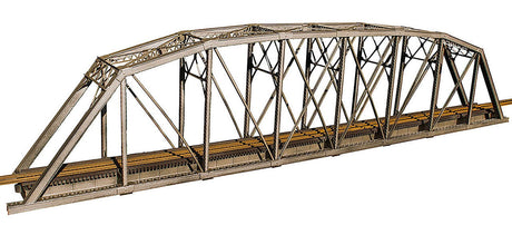 Central Valley MODEL TRAINS Central Valley HO 200' Single-Track Heavy-Duty Laced-Parker-Truss Bridge