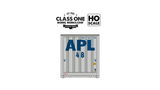 Class One Model Works ClassOneModelWorks CT00103 2 pack Monon 48′ Exterior Post – American President Lines APLU #488231 / 488690 HO Scale