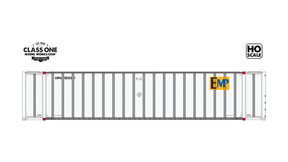 Class One Model Works ClassOneModelWorks CT00204 2 pack Hyundai 48′ Exterior Post – Equipment Management Pool EMPU #254033 / 254656 HO Scale