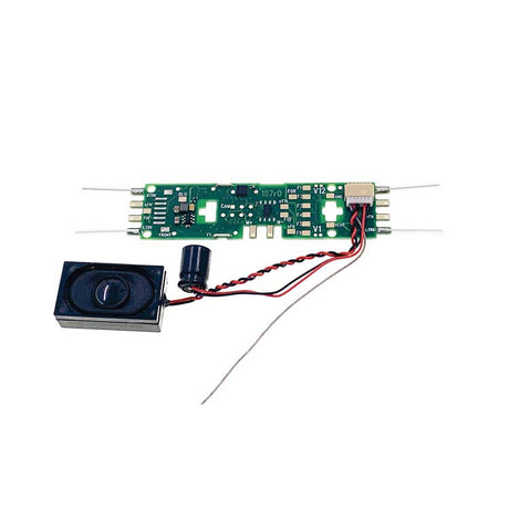 Digitrax DC Power Packs, DCC, Sound & Control Systems Digitrax SDXH187K0 HO SDXH187K0 Mobile DCC Decoder -- Fits Kato Legacy & Similar, 1 Amp, 8 FX3 Functions, 8 Ohm 26x16x9mm Speaker