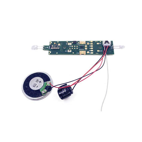 Digitrax DC Power Packs, DCC, Sound & Control Systems Digitrax SDXH187K1A HO SDXH187K1A Mobile DCC Decoder -- Fits Kato AC4400 & Similar, 1 Amp, 8 FX3 Functions, 8 Ohm 28mm Round Speake