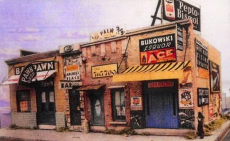 Downtown Deco Building - Kit Downtown Deco 1000 HO Scale Addams Avenue Part 1 Cast Hydrocal Building Kit