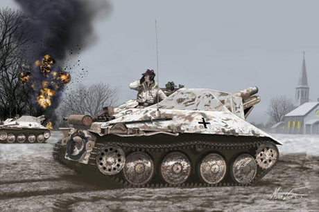 Dragon MILITARY MODEL Dragon 1/35 15cm sIG33/2(Sf) Jagdpanzer 38(t) Hetzer Tank Smart Kit
