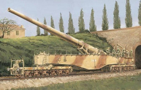 Dragon MILITARY MODEL Dragon 1/35 28cm K5(E) Leopold German Railway Gun (Re-issue) Kit