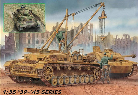 Dragon MILITARY MODEL Dragon 1/35 Bergepanzerwagen IV / Pz.Kpfw.IV Ausf. H Mid Production (2 in 1) Smart Kit