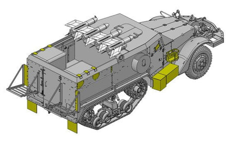 Dragon MILITARY MODEL Dragon 1/35 IDF M3 Halftrack w/Nord SS11 Anti-Tank Missile Carrier Kit