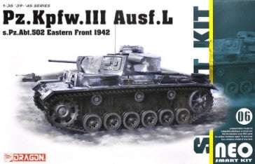 Dragon MILITARY MODEL Dragon 1/35 PzKpfw III Ausf L sPz Abt.502 Tank Leningrad 1942 (Re-Issue) Kit