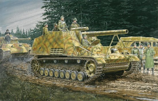 Dragon MILITARY MODEL Dragon 1/35 Sd.Kfz.165 Hummel Early/Late Production (2 in 1) Smart Kit