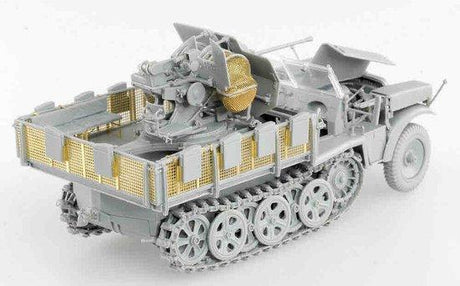 Dragon MILITARY MODEL Dragon 1/35 SdKfz 10/5 Light Halftrack w/2cm FlaK 38 Gun Kit