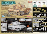 Dragon MILITARY MODEL Dragon 1/35 SdKfz 182 sPzAbt505 King Tiger Henschel Production Tank w/Zimmerit Russia 1944 (2 in 1) Kit