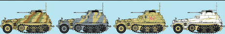 Dragon MILITARY MODEL Dragon 1/35 SdKfz 250/9 Ausf A Halftrack w/2cm leSPW Gun Kit