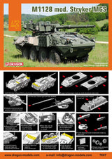 Dragon MILITARY MODEL Dragon 1/72 M1128 Mod. Stryker MDS Vehicle Kit