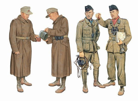 Dragon MILITARY MODEL Dragon DAK Panzer & Artillery Crew Libya 1941 (4)  1/35