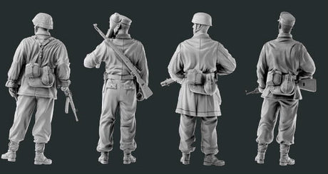 Dragon MILITARY MODEL Dragon Defense of the Reich Soldiers 1944-45 (4) 1/35