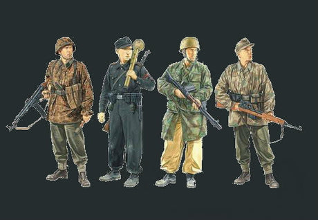 Dragon MILITARY MODEL Dragon Defense of the Reich Soldiers 1944-45 (4) 1/35