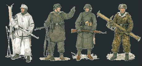Dragon MILITARY MODEL Dragon German Winter Combatants 1943-45 (4)  1/35