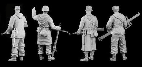 Dragon MILITARY MODEL Dragon German Winter Combatants 1943-45 (4)  1/35