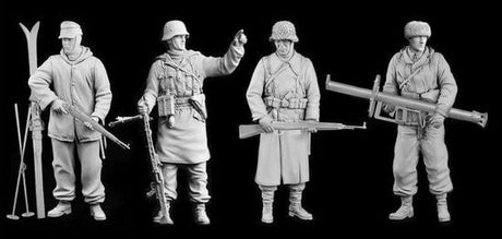 Dragon MILITARY MODEL Dragon German Winter Combatants 1943-45 (4)  1/35