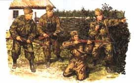 Dragon MILITARY MODEL Dragon Red Army Scouts & Snipers (4) 1/35