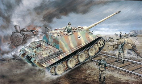 Dragon MILITARY MODEL Dragon  SdKfz 173 Jagdpanther Late Version Tank 1/72