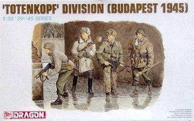 Dragon MILITARY MODEL Dragon Totenkopf Division Soldiers Budapest 1945 (4) 1/35