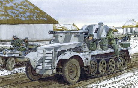 Dragon MILITARY MODEL Dragon Zugkraftwagen 1t w/5cm Pak 38 Gun Smart  1/35