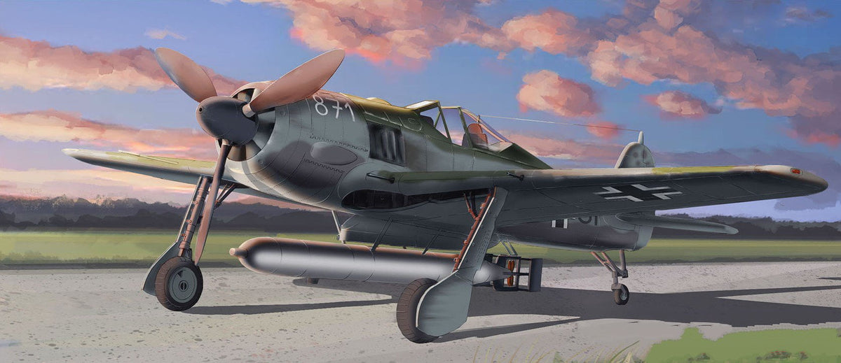 Dragon MODEL AIRCRAFT Dragon Aircraft 1/48 Fw190A5/U14 Aircraft Wing Tech Kit