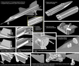 Dragon MODEL AIRPLANES Dragon 1/144 X15 USAF Rocket-Pwd Experimental Aircraft (2) Kits