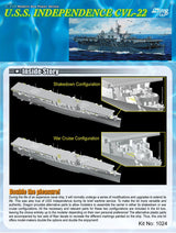 Dragon MODEL SHIPS Dragon 1/350 USS Independence CVL22 Aircraft Carrier Kit