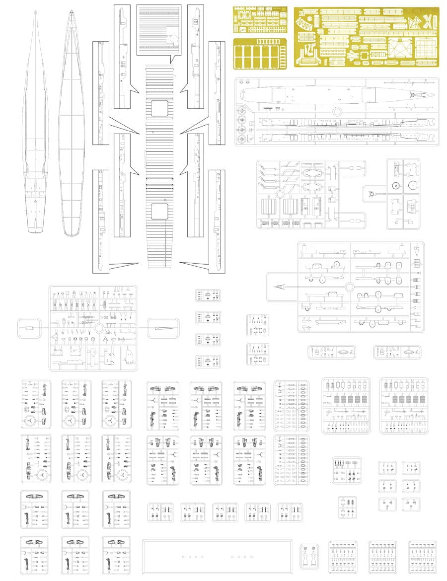 Dragon MODEL SHIPS Dragon 1/350 USS Independence CVL22 Aircraft Carrier Kit