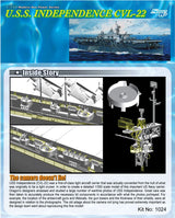 Dragon MODEL SHIPS Dragon 1/350 USS Independence CVL22 Aircraft Carrier Kit