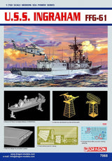 Dragon MODEL SHIPS Dragon 1/700 USS Ingraham FFG61 Frigate Late Hull Variant Kit