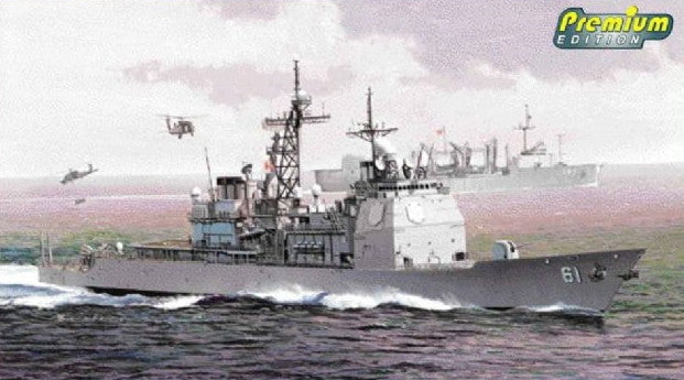 Dragon MODEL SHIPS Dragon 1/700 USS Monterey CG61 Aegis Guided Missile Cruiser Premium Edition Kit