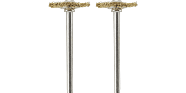 Dremel Cleaning & Polishing Dremel 535-02 3/4" Brass Clean/Polish Brushes 2 Pack