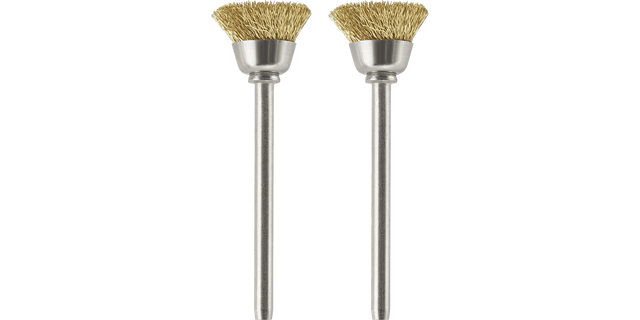 Dremel Cleaning & Polishing Dremel 536-02 1/2" Brass Clean/Polish Brushes 2 Pack