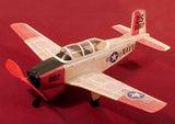Dumas WOODEN AIRPLANES Dumas Wooden Planes 17-1/2" Wingspan T34 Rubber Pwd Aircraft Laser Cut Wooden Kit