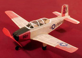 Dumas WOODEN AIRPLANES Dumas Wooden Planes 17-1/2" Wingspan T34 Rubber Pwd Aircraft Laser Cut Wooden Kit