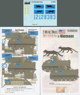 Echelon Decals DECALS Echelon Decals 1/35 2-8th Inf (Mech) M113A1s Vietnam