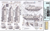 Echelon Decals DECALS Echelon Decals 1/35 Achzarit Cruel Lady Early IDF Heavy Armored Personnel Carrier Pt.1 w/Photo-Etch for MGK