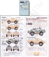Echelon Decals DECALS Echelon Decals 1/35 M1117 ASV Guardians 124th Cavalry & 42nd Brigade Iraq