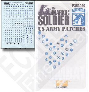 Echelon Decals DECALS Echelon Decals 1/35 Marks of a Soldier US Army Patches