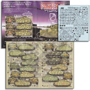Echelon Decals DECALS Echelon Decals 1/35 PzKpfw IV Ausf G/H Kursk & Italy