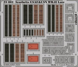 Eduard 1/24 Eduard Seatbelts USAF & USN WWII Late (Pre-Painted)