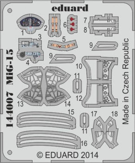 Eduard Eduard 1/144 Eduard MiG15bis for EDU (Pre-Painted)