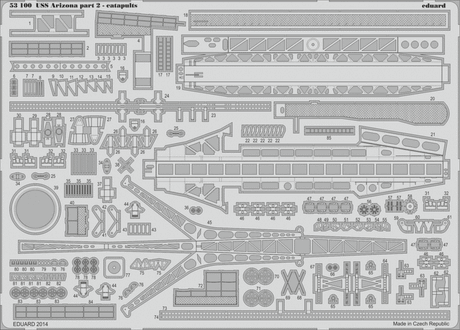 Eduard Eduard 1/200 USS ARIZONA - Big Ed Detail Sets for Trumpeter