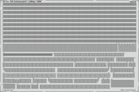 Eduard Eduard 1/200 USS Arizona Railings Pt.5 for TRP