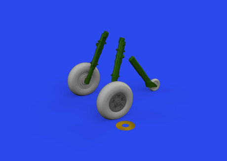 Eduard Eduard 1/24 Eduard Brassin Spitfire Mk.IX wheels 5spoke for Airfix