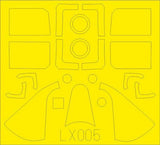 Eduard Eduard 1/24 Eduard Mask F6F-5 for Airfix
