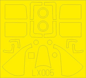 Eduard Eduard 1/24 Eduard Mask F6F-5 for Airfix