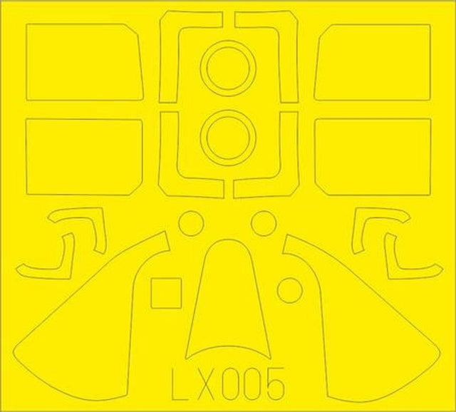 Eduard Eduard 1/24 Eduard Mask F6F-5 for Airfix